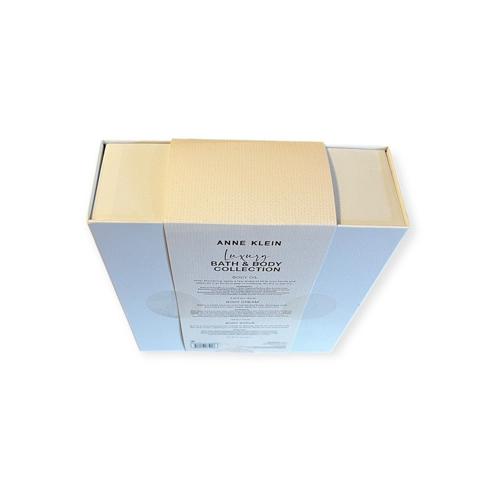 NEW Sealed Anne Klein Luxury Bath & Body Collection w/Keepsake Box Oil Cream 4pc - Picture 6 of 9
